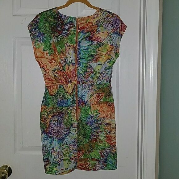 Ark & Co. abstract print dress Sz S EUC - Picture 5 of 6